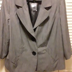 Lane Bryant Gray Blazer